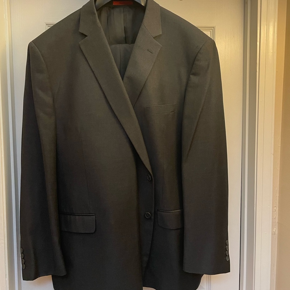 Classic Charcoal Gray Men's Suit